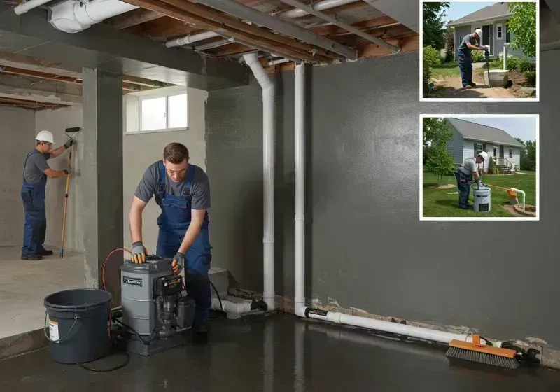 Basement Waterproofing and Flood Prevention process in Clay County, IL